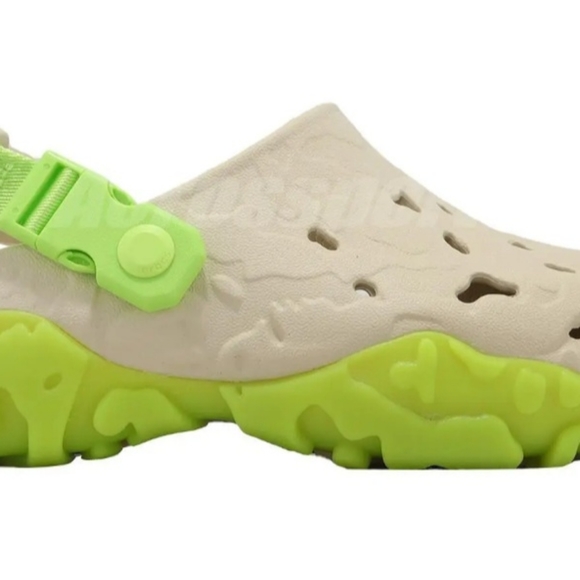 Crocs All-Terrain Atlas Clog Bone Limeade Men Unisex Slip On Sandals new - Picture 6 of 10